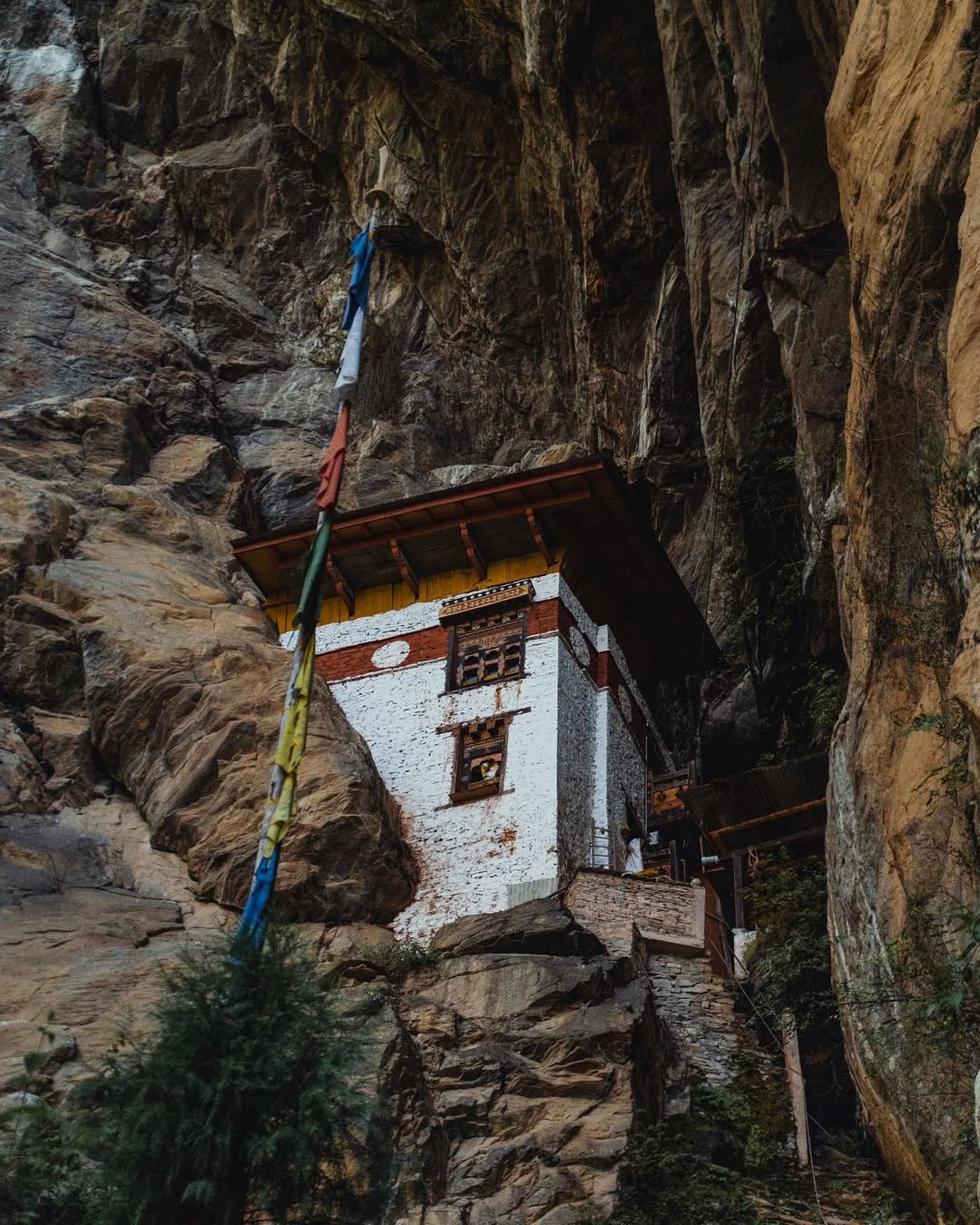 Inside View of the Tigers Nest Monastery Bhutan